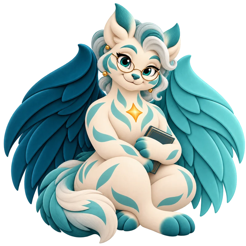 Grandmother Atlas, a friendly winged guide